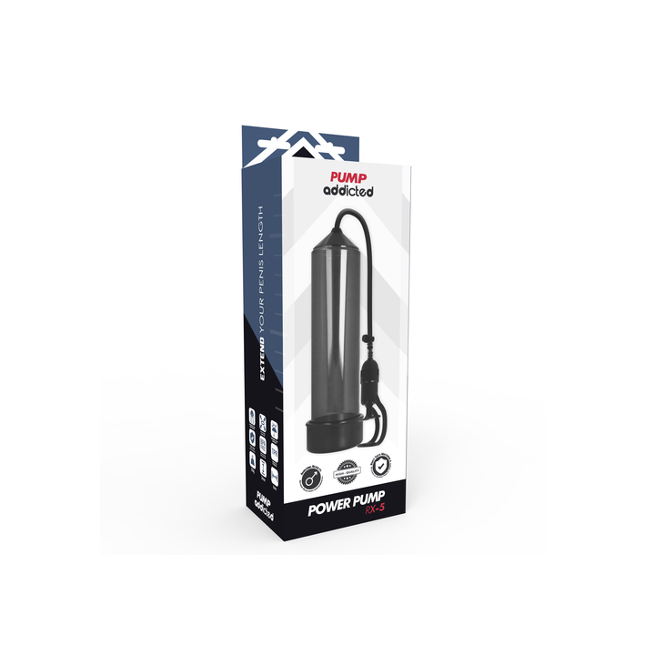 PUMP ADDICTED RX5 BLACK BOMBA ERECCIÓN