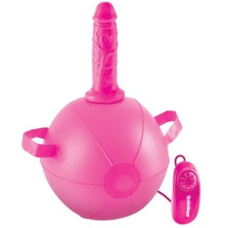 DILLIO VIBRATING MINI SEX BALL BOLA HINCHABLE CON DILDO VIBRADOR