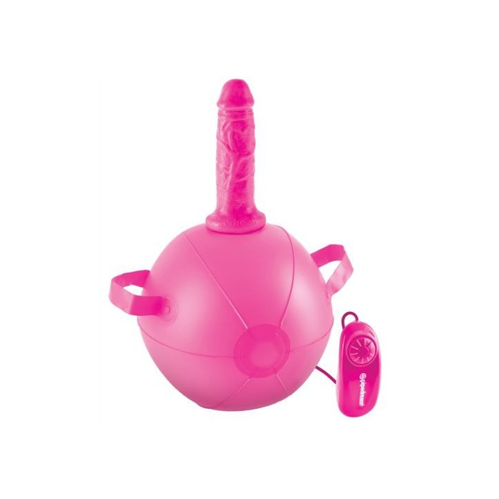 DILLIO VIBRATING MINI SEX BALL BOLA HINCHABLE CON DILDO VIBRADOR