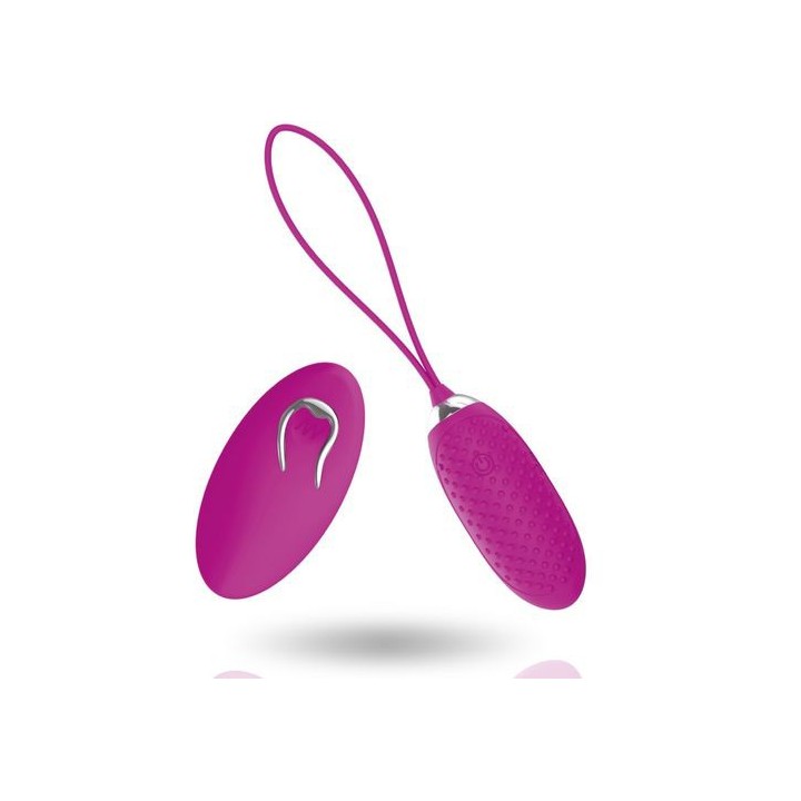 HUEVO VIBRADOR MANDO SILICONA RECARGABLE USB