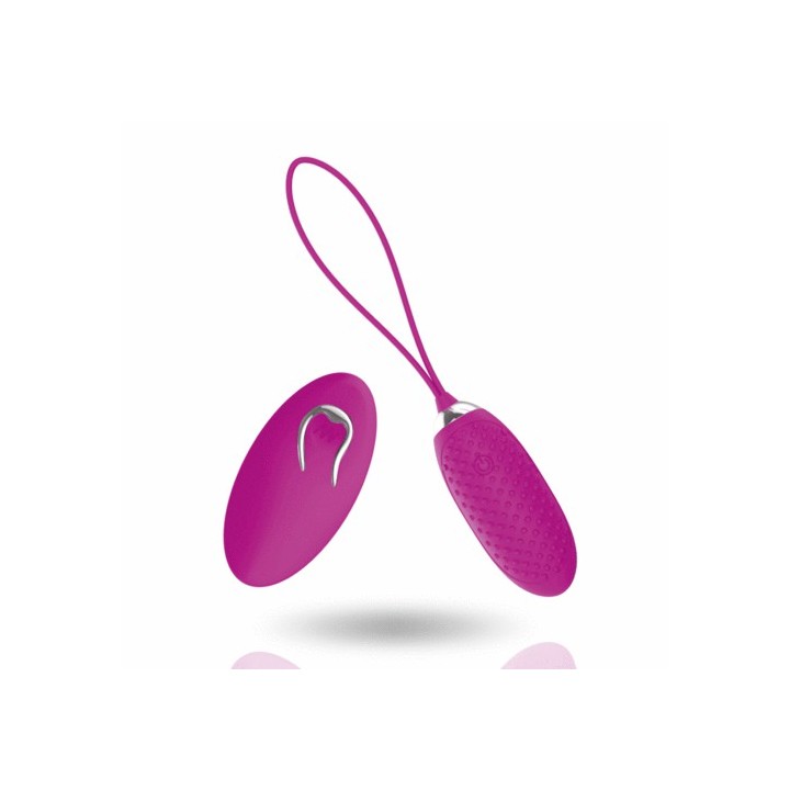 HUEVO VIBRADOR MANDO SILICONA RECARGABLE USB