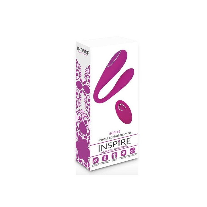 INSPIRE SOPHIE REMOTE CONTROL DUO VIBE VIBRADOR PARA PAREJA