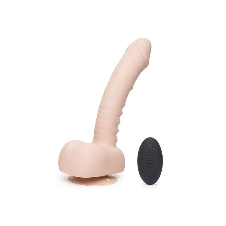 UPRIZE 8" REMOTE CONTROL AUTOERECT VIBRATING USB DILDO BIÓNICO 20CM.