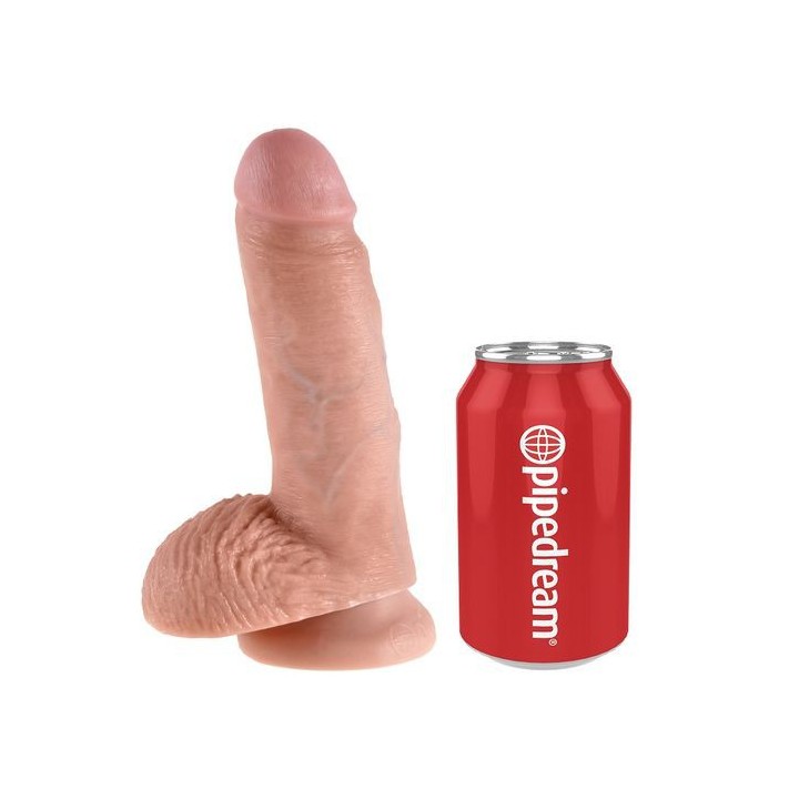 KING COCK 7"COCK WITH BALLS PENE REALÍSTICO 17.8CM. agotado temporalmente