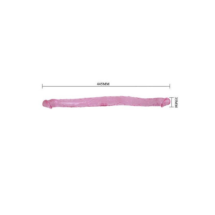 Dildo Doble Azul 44cm