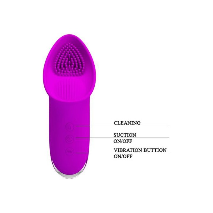 PRETTY LOVE ISAAC SUCKING & VIBRATING FUNCTION ESTIMULADOR SILICONA USB