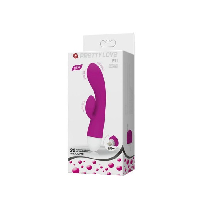PRETTY LOVE ELI VIBRADOR ESTIMULADOR SILICONA RECARGABLE USB