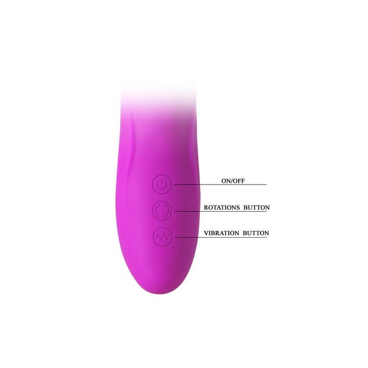 VIBRADOR RABBIT SILICONA RECARGABLE SISTEMA UP&DOWN Y ROTACIÓN