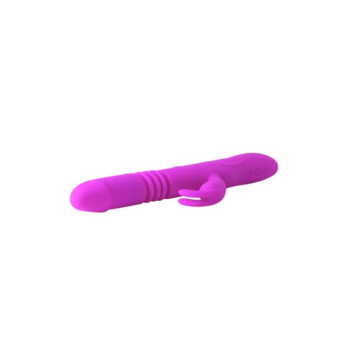 VIBRADOR RABBIT SILICONA RECARGABLE SISTEMA UP&DOWN Y ROTACIÓN