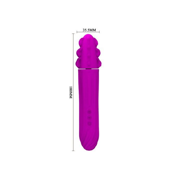 PRETTY LOVE AARON VIBRADOR CON ROTACIÓN RECARGABLE