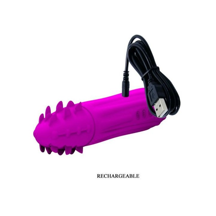 PRETTY LOVE AARON VIBRADOR CON ROTACIÓN RECARGABLE