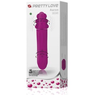 PRETTY LOVE AARON VIBRADOR CON ROTACIÓN RECARGABLE