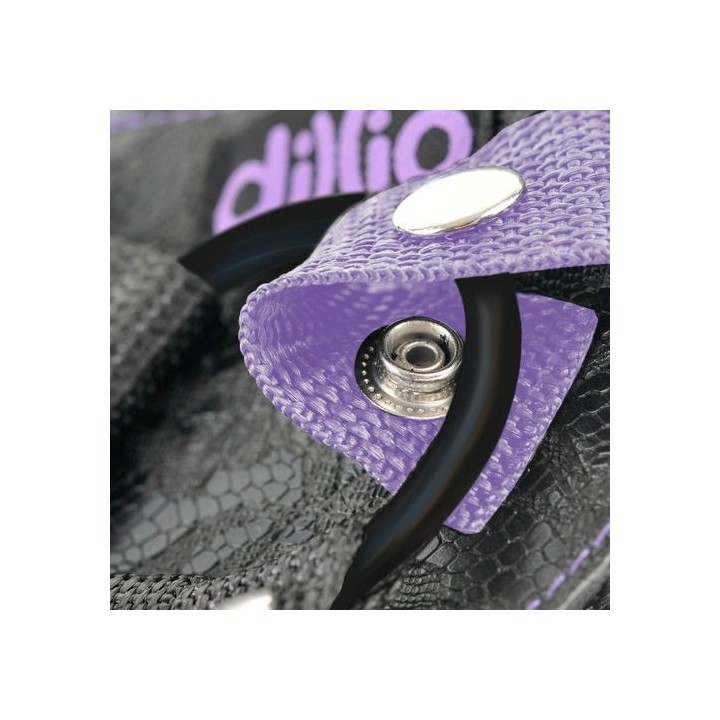 DILLIO 7" STRAP-ON SUSPENDER HARNESS SET CON TIRANTES
