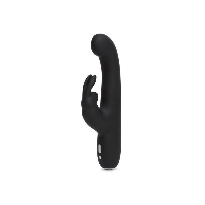 HAPPY RABBIT G-SPOT SLIM BLACK VIBRADOR PUNTO G SILICONA USB