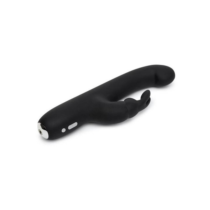 HAPPY RABBIT G-SPOT SLIM BLACK VIBRADOR PUNTO G SILICONA USB