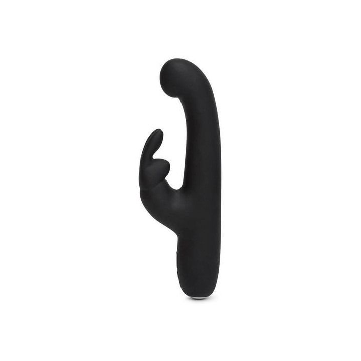 HAPPY RABBIT G-SPOT SLIM BLACK VIBRADOR PUNTO G SILICONA USB