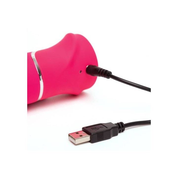 HAPPY RABBIT THRUSTING VIBRADOR ARRIBA Y ABAJO RECARGABLE USB