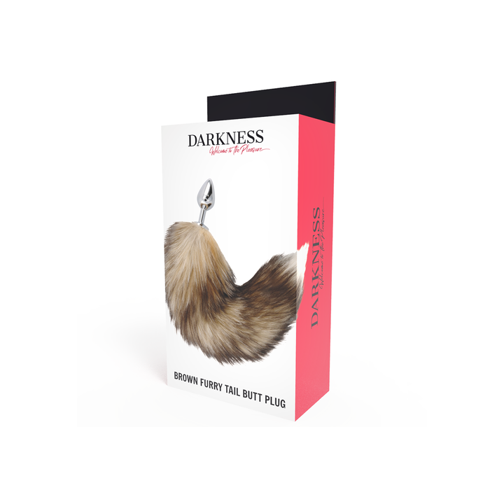 DARKNESS TAIL BUTT PLUG SILVER CON COLA agotado temporalmente