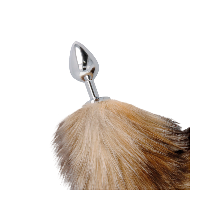 DARKNESS TAIL BUTT PLUG SILVER CON COLA agotado temporalmente
