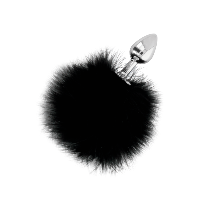 DARKNESS FURRY TAIL BUTT PLUG 7CM.