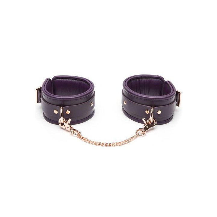 FIFTY SHADES LEATHER ESPOSAS TOBILLOS PIEL