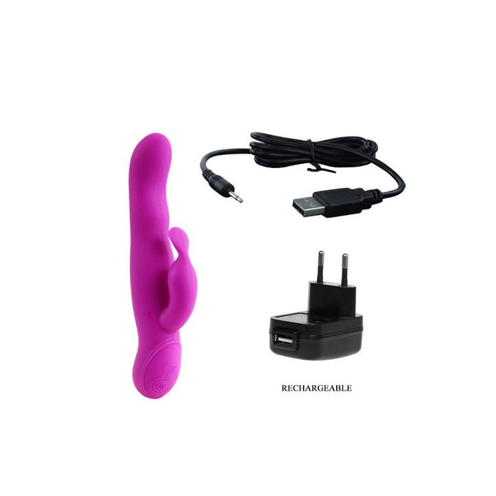 PRETTY LOVE VIBRADOR ROTADOR RECARGABLE USB