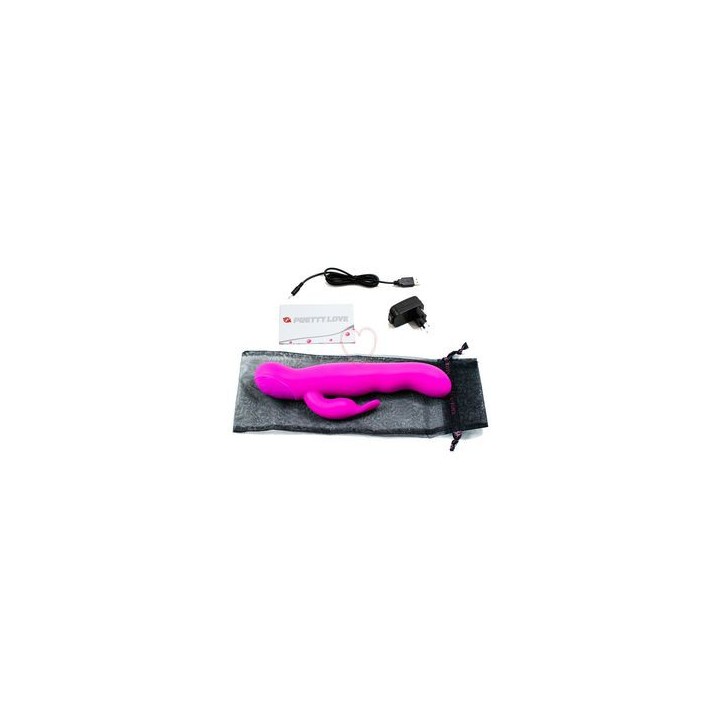 PRETTY LOVE VIBRADOR ROTADOR RECARGABLE USB