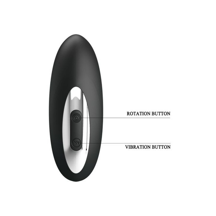 PRETTY LOVE VIBRADOR ROTADOR PROSTÁTICO USB SILICONA Agotado temporalmente