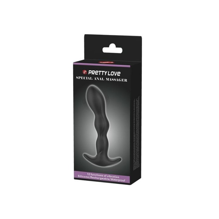PRETTY LOVE SPECIAL ANAL MASSAGER 12 FUNCIONES DE VIBRACIÓN USB