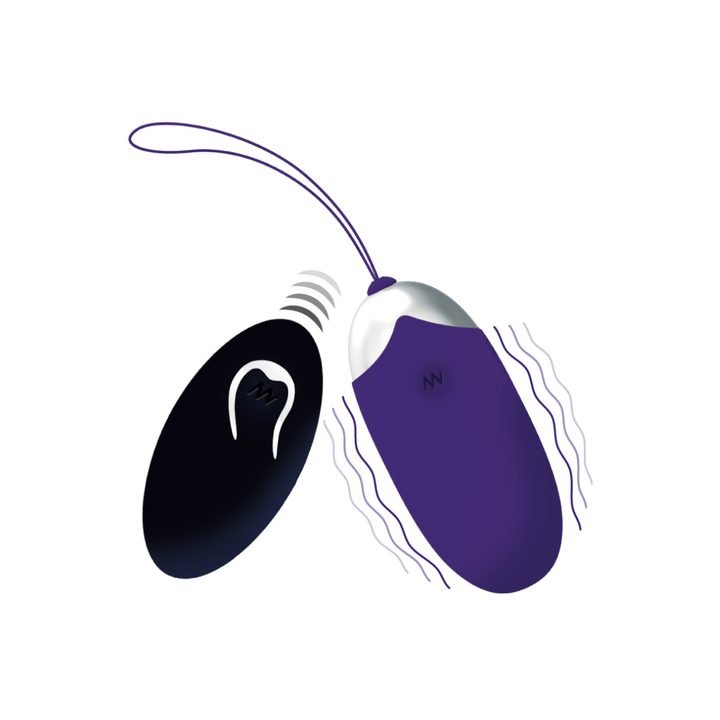 VIBRATING EGG HUEVO VIBRADOR MANDO CONTROL REMOTO RECARGABLE