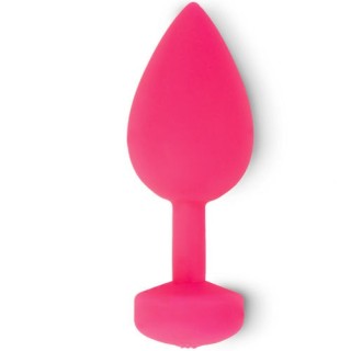 G PLUG NEON PINK VIBRADOR RECARGABLE 3.9CM.
