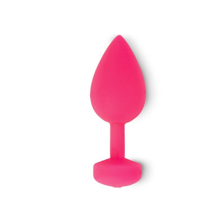 G PLUG NEON PINK VIBRADOR RECARGABLE 3.9CM.