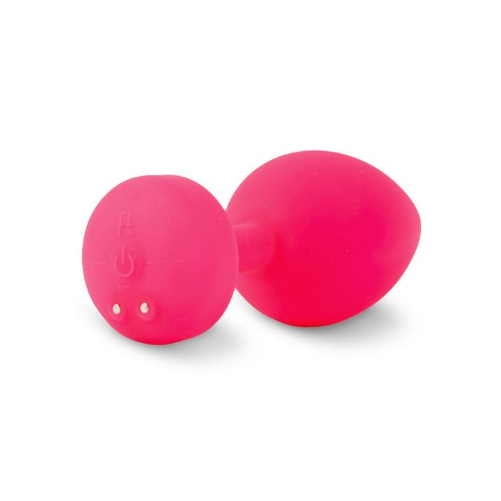 G PLUG NEON PINK VIBRADOR RECARGABLE 3.9CM.