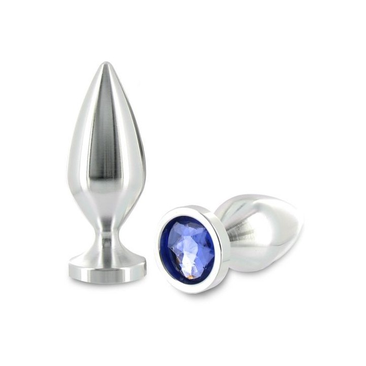 Plug anal cristal metal