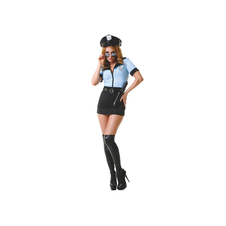LE FRIVOLE POLICE OFFICER SET 5 PCS.DISFRAZ POLICIA L/XL