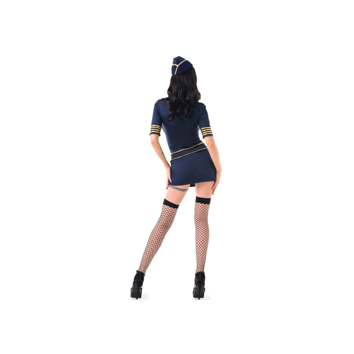 LE FRIVOLE HOSTESS COSTUME SET 2 PIECES DISFRAZ AZAFATA L/XL