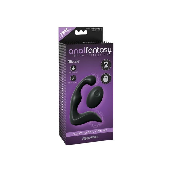 MASAJEADOR VIBRADOR PROSTÁTICO CON MANDO A DISTANCIA RECARGABLE USB