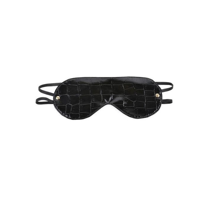 FETISH GOLD LOVE MASK - MASCARA CUERO