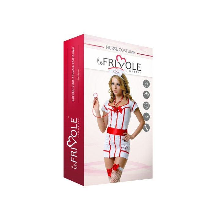 LE FRIVOLE NURSE COSTUME SET 4 PIECES ENFERMERA S/M