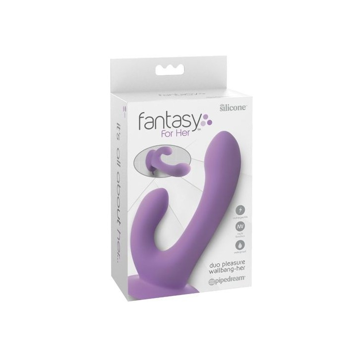 FANTASY FOR HER DUO PLEASURE DILDO DOBLE USB