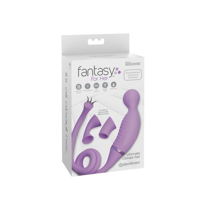 FANTASY FOR HER ULTIMATE VIBRADOR SUCCIONADOR 12 MODOS USB