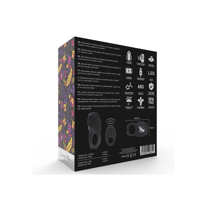 MIA COLOSSE COCK RING VIBRATOR ANILLO CONTROL REMOTO