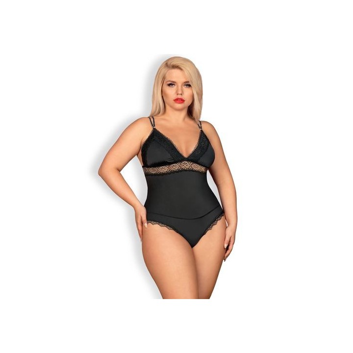 OBSESSIVE TEDDY BLACK BODY XXL