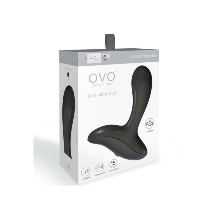 OVO ANAL STIMULATOR SILICONA RECARGABLE