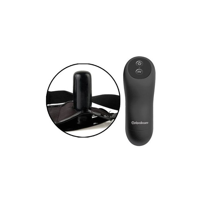 Arnés vibrador con control remoto