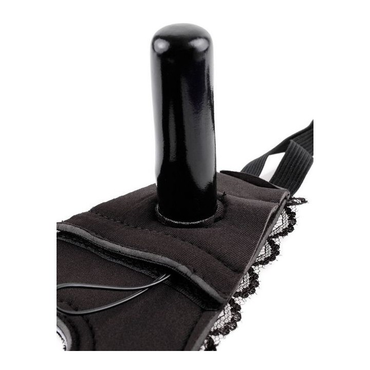 Arnés vibrador con control remoto