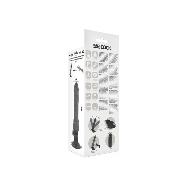 BASE COCK REALISTIC DILDO VIBRADOR