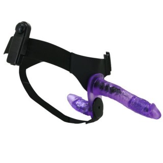 BAILE STRAP-ON DOUBLE ARNÉS VIBRADOR CON DILDO