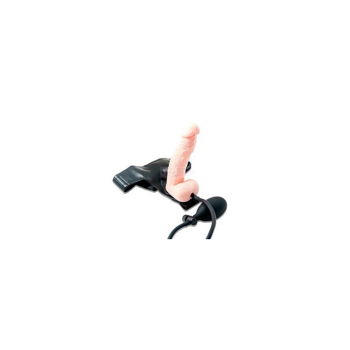 ULTRA STRAP-ON ARNÉS CON DILDO HINCHABLE 18CM