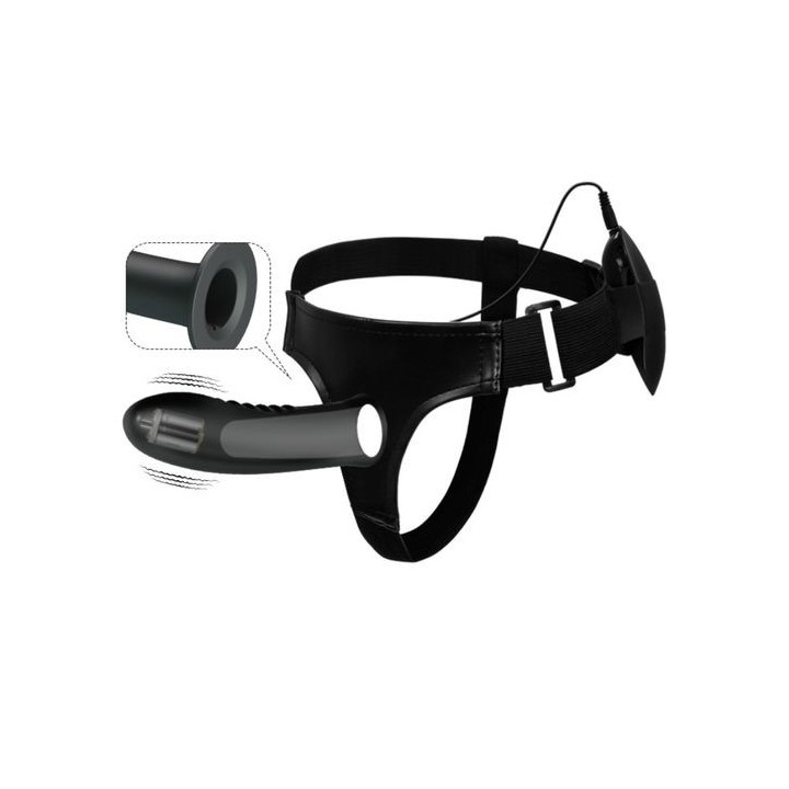 Pretty Love - Myron Strap On con Vibración y Dildo Hueco